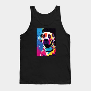 Astronaut labrador portrait Tank Top